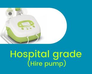 Hospital grade pump