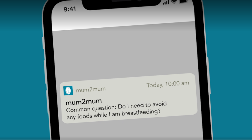mum2mum app screenshot