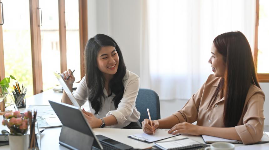 women at work