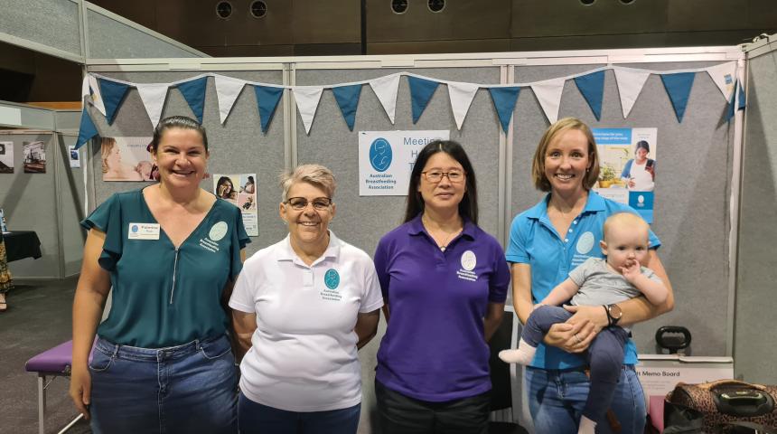 Mackay Group members at the Positive Pregnancy and Birth Expo 2022