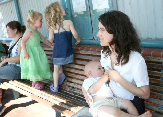 Breastfeeding out and about