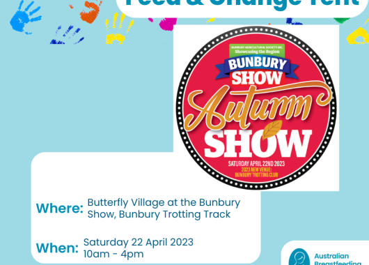 Bunbury Autumn Show colourful circular logo