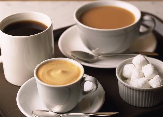 Cups of tea & coffee