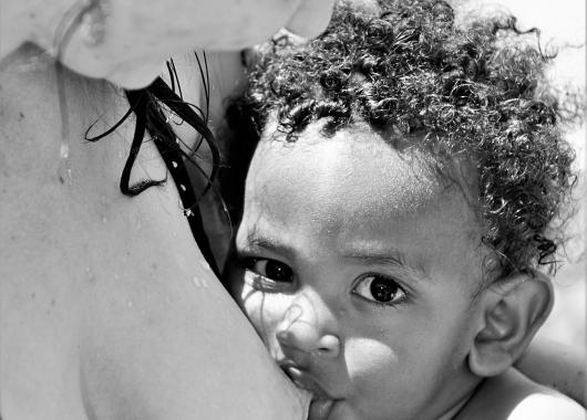 Breastfeeding child and parent