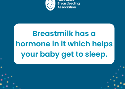 breastfeeding and sleep