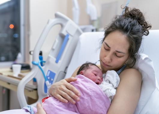 Image of mum with newborn
