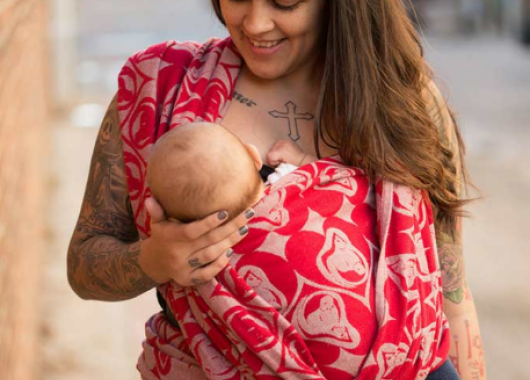 Mum with baby in sling