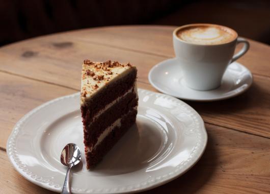 Picture of coffee & cake