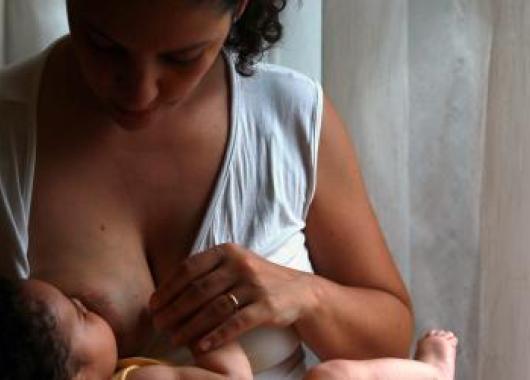 Mum breastfeeding