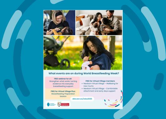 Social media tile: World Breastfeeding Week 2026