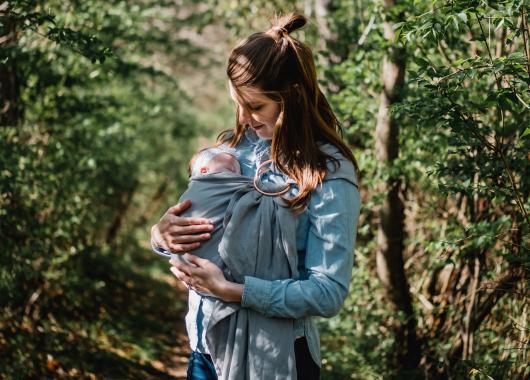 baby in sling