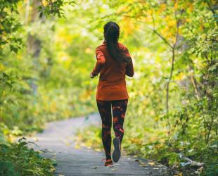 woman running