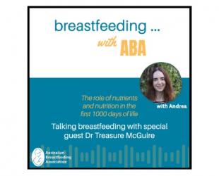 Breastfeeding ... with ABA podcast nutrients and nutrition in the first 1000 days