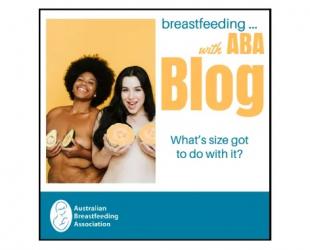 Breastfeeding .. with ABA blog. What's size got to do with it?