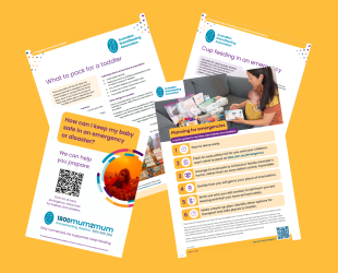 Sample of ABA's emergency resources for parents
