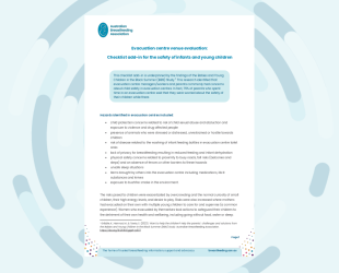 Image of the cover page of the Checklist