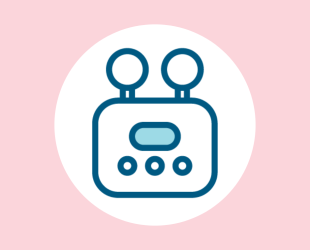 Hospital grade breast pump icon