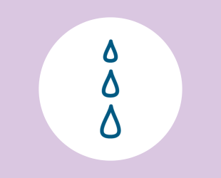 Milk drops icon