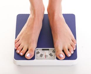 feet on scales