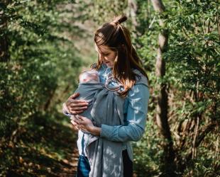 baby in sling