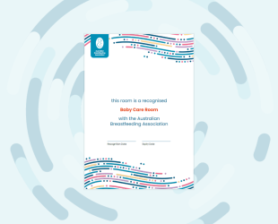 Screenshot of the Baby Care Room certificate