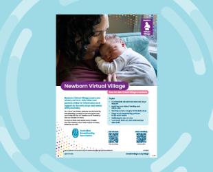 A4 flyer: Newborn Virtual Village