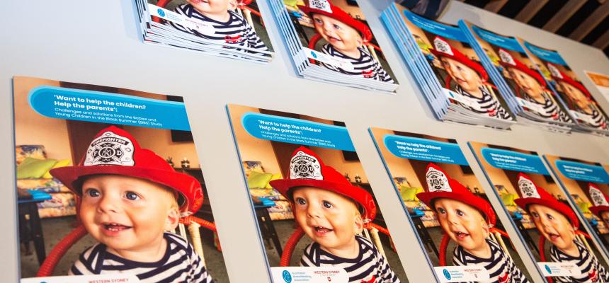Printed copies of ABA's report, 'Want to help the children? Help the parents': Challenges and solutions from the BiBS Study