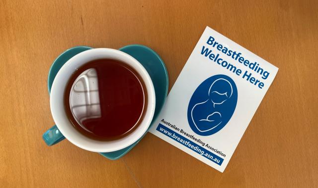 Breastfeeding Welcome Here Logo Sticker