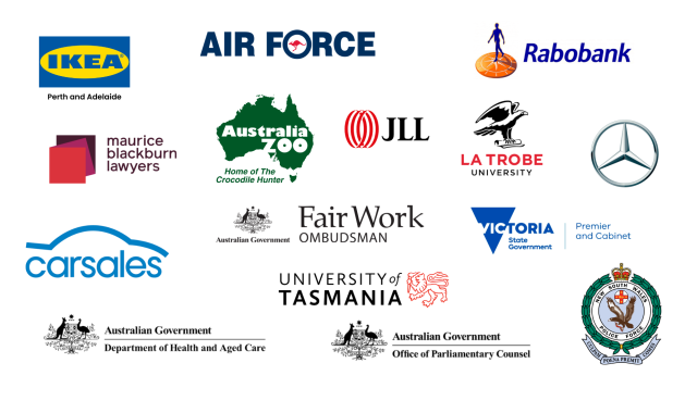 Logos from BFW accredited organisations 