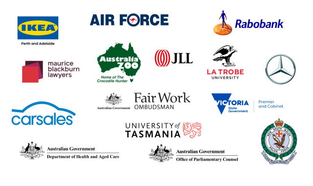 Logos from BFW accredited organisations