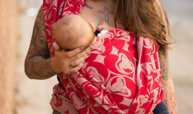 Baby in wrap