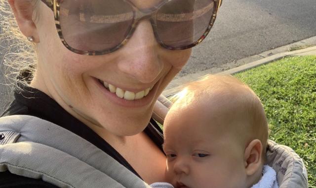 Baby in carrier