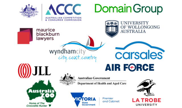 Logos of current BFW accredited organisations