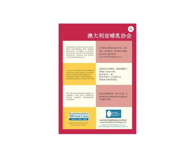 Chinese booklet back