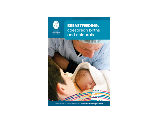 Breastfeeding caesarean births and epidurals