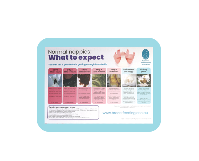 normal nappies tear off sheet