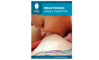 Breastfeeding using a supply line