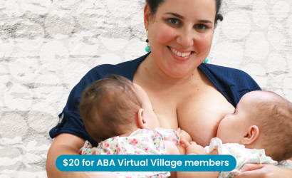 Multiples Breastfeeding Preparation Session - $20 for ABA Virtual Village members